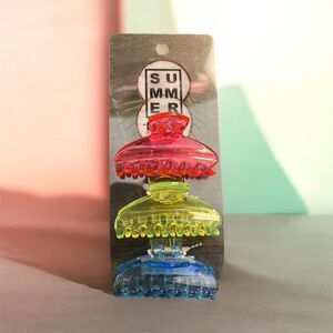 Colorful Hair Claw Clip Set for Kids